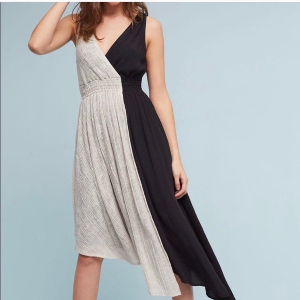 Anthropologie Maeve Asymmetrical Dress